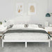 Cadru de pat cu headboard Alb Lemn masiv de pin - WALTI WALTI