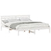Cadru de pat cu headboard Alb Lemn masiv de pin - WALTI WALTI