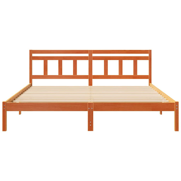 Cadru de pat cu headboard Maro Lemn de brad - WALTI WALTI