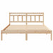 Cadru de pat cu headboard Maro Lemn masiv de pin - WALTI WALTI