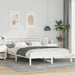 Cadru de pat cu headboard Alb Lemn masiv de pin - WALTI WALTI