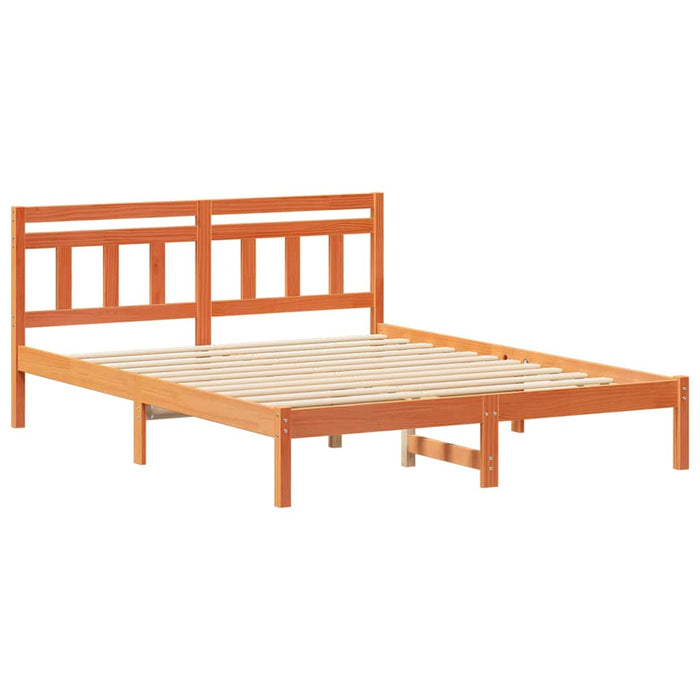 Cadru de pat cu headboard Maro Lemn de brad - WALTI WALTI