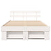 Cadru de pat cu headboard Alb 120 x 200 cm Lemn masiv de pin - WALTI WALTI