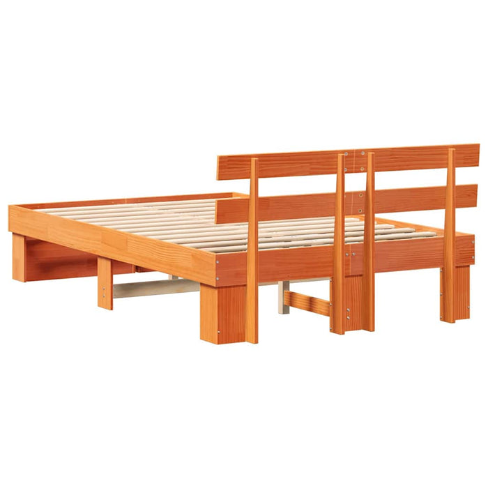 Cadru de pat Maro ceruit 135 x 190 cm Lemn masiv de pin - WALTI WALTI