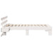 Cadru de pat cu headboard Alb 90 x 200 cm Lemn de pin masiv - WALTI WALTI