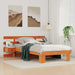 Cadru de pat Maroniu cerat 90 x 200 cm Lemn de pin masiv - WALTI WALTI