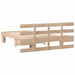 Cadru de pat cu headboard Maro 90 x 190 cm Lemn de pin masiv - WALTI WALTI