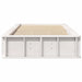 Cadru de pat Alb 75 x 190 cm Lemn de pin masiv - WALTI WALTI