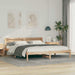 Cadru de pat cu headboard Maro 180 x 200 cm Lemn de pin masiv - WALTI WALTI