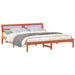 Cadru de pat Maroniu cerat 180 x 200 cm Lemn de pin masiv - WALTI WALTI
