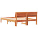 Cadru de pat Maroniu cerat 135 x 190 cm Lemn de pin masiv - WALTI WALTI