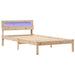 Cadru de pat cu headboard Maro 90 x 190 cm Lemn de pin masiv - WALTI WALTI