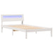 Cadru de pat cu headboard Alb 90 x 190 cm Lemn de pin masiv - WALTI WALTI