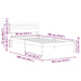 Cadru de pat cu headboard Alb 90 x 190 cm Lemn de pin masiv - WALTI WALTI