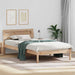 Cadru de pat cu headboard Maro 75 x 190 cm Lemn de pin masiv - WALTI WALTI