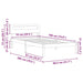 Cadru de pat cu headboard Maro 75 x 190 cm Lemn de pin masiv - WALTI WALTI