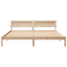 Cadru de pat cu headboard Maro 180 x 200 cm Lemn de pin masiv - WALTI WALTI