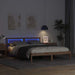 Cadru de pat cu headboard Maro 160 x 200 cm Lemn de pin masiv - WALTI WALTI