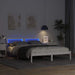 Cadru de pat cu headboard Alb 160 x 200 cm Lemn de pin masiv - WALTI WALTI