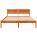 Cadru de pat Maroniu cerat 150 x 200 cm Lemn de pin masiv - WALTI WALTI