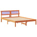 Cadru de pat Maroniu cerat 140 x 190 cm Lemn de pin masiv - WALTI WALTI