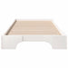 Cadru de pat Alb 80 x 210 cm Lemn de pin masiv - WALTI WALTI