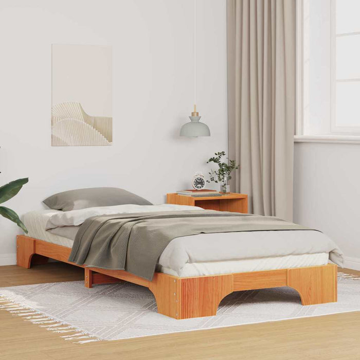 Cadru de pat Maro 90 x 210 cm Lemn de pin masiv - WALTI WALTI
