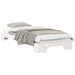 Cadru de pat Alb 100 x 210 cm Lemn de pin masiv - WALTI WALTI