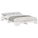 Cadru de pat Alb 140 x 210 cm Lemn de pin masiv - WALTI WALTI