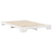 Cadru de pat Alb 140 x 210 cm Lemn de pin masiv - WALTI WALTI