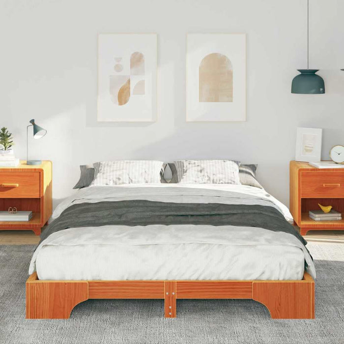 Cadru de pat Maro 140 x 210 cm Lemn de pin masiv - WALTI WALTI
