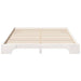 Cadru de pat Alb 160 x 210 cm Lemn de pin masiv - WALTI WALTI