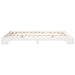 Cadru de pat Alb 160 x 210 cm Lemn de pin masiv - WALTI WALTI
