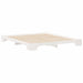 Cadru de pat Alb 180 x 210 cm Lemn de pin masiv - WALTI WALTI