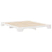 Cadru de pat Alb 200 x 210 cm Lemn de pin masiv - WALTI WALTI