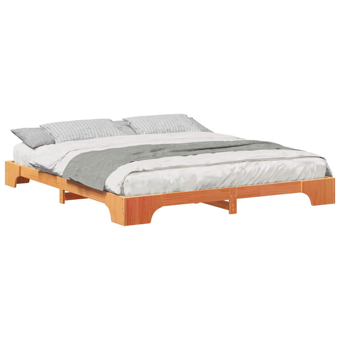 Cadru de pat Maro 200 x 210 cm Lemn de pin masiv - WALTI WALTI