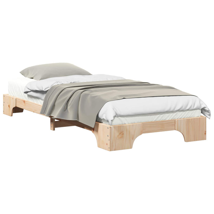 Cadru de pat Maro 80 x 220 cm Lemn de pin masiv - WALTI WALTI