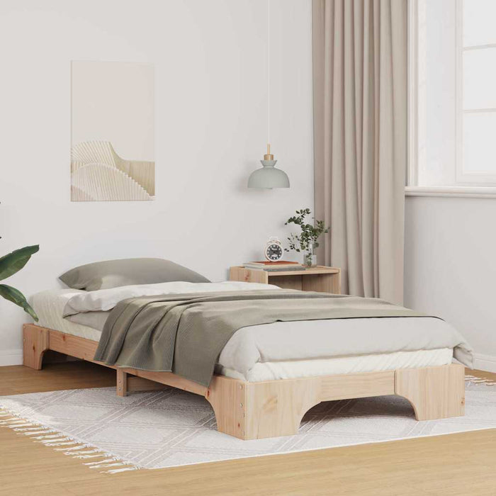 Cadru de pat Maro 90 x 220 cm Lemn de pin masiv - WALTI WALTI