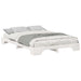 Cadru de pat Alb 140 x 220 cm Lemn de pin masiv - WALTI WALTI