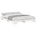 Cadru de pat Alb 160 x 220 cm Lemn de pin masiv - WALTI WALTI