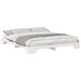Cadru de pat Alb 180 x 220 cm Lemn de pin masiv - WALTI WALTI