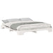 Cadru de pat Alb 200 x 220 cm Lemn de pin masiv - WALTI WALTI