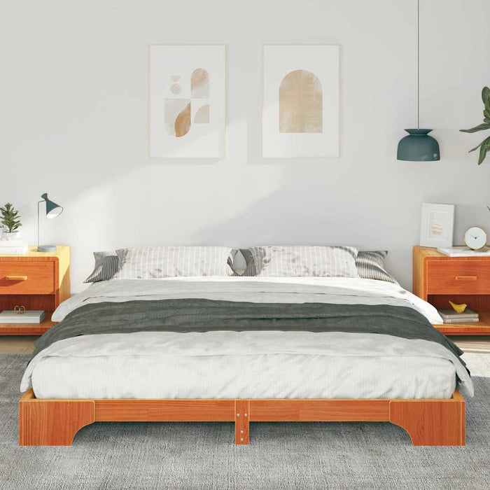 Cadru de pat Maro 200 x 220 cm Lemn de pin masiv - WALTI WALTI