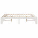 Cadru de pat Alb 150 x 200 cm Lemn de pin masiv - WALTI WALTI