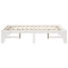 Cadru de pat Alb 135 x 190 cm Lemn de pin masiv - WALTI WALTI
