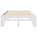 Cadru de pat Alb 120 x 190 cm Lemn de pin masiv - WALTI WALTI