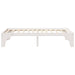 Cadru de pat Alb 100 x 200 cm Lemn de pin masiv - WALTI WALTI