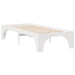 Cadru de pat Alb 75 x 190 cm Lemn de pin masiv - WALTI WALTI