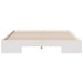 Cadru de pat de podea Alb 150 x 200 cm Lemn masiv de pin - WALTI WALTI