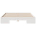 Cadru de pat de podea Alb 120 x 200 cm Lemn masiv de pin - WALTI WALTI